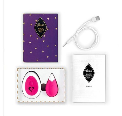 FeelzToys - Anna Vibrating Egg Remote Deep Pink